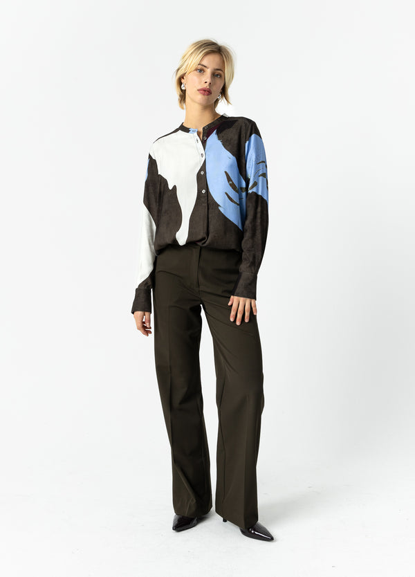 Coster Copenhagen TRÖJA I SKUGGRISK GRAFISK TRYCK Shirt/Blouse Shadow graphic print - 955