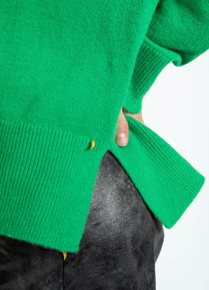 Coster Copenhagen TRÖJA MED HÖG HALS - BEKVÄM Knitwear Lush green - 444