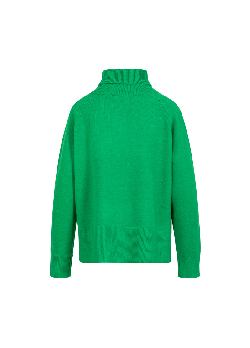 Coster Copenhagen TRÖJA MED HÖG HALS - BEKVÄM Knitwear Lush green - 444
