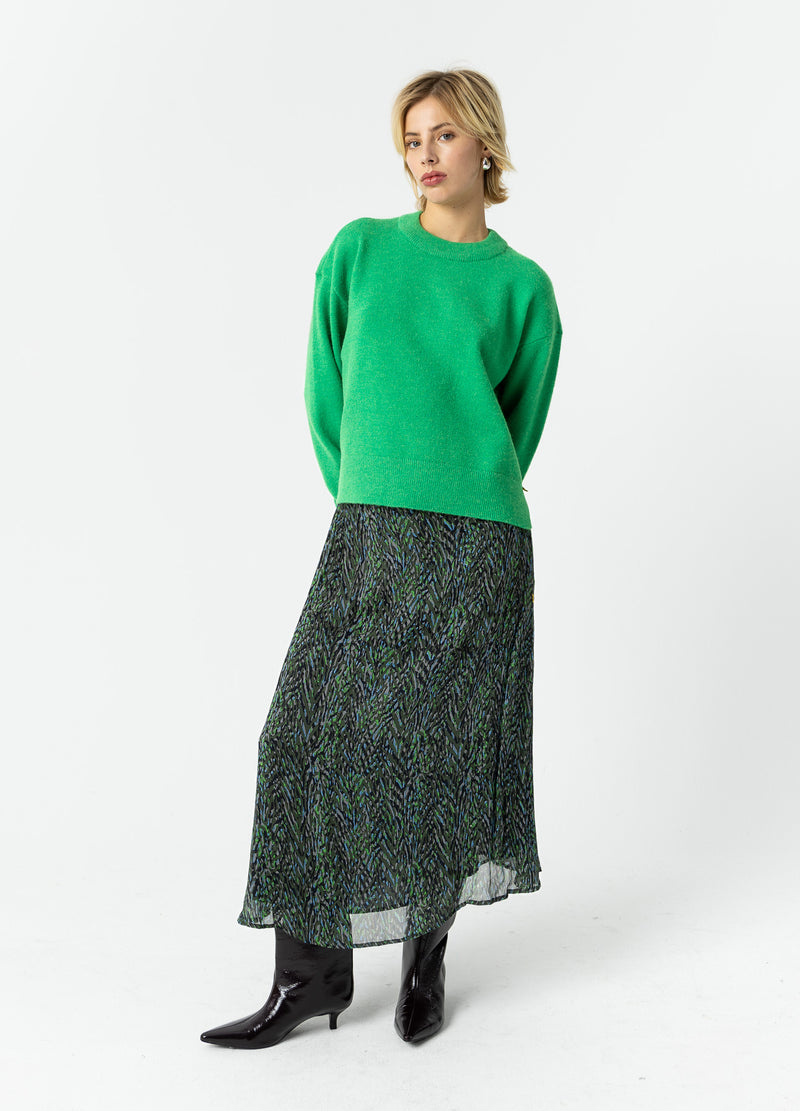 Coster Copenhagen TRÖJA MED RUNDHALSE - BEKVÄM Knitwear Lush green - 444