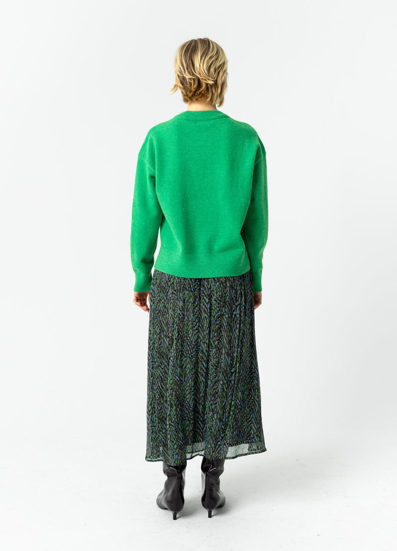 Coster Copenhagen TRÖJA MED RUNDHALSE - BEKVÄM Knitwear Lush green - 444