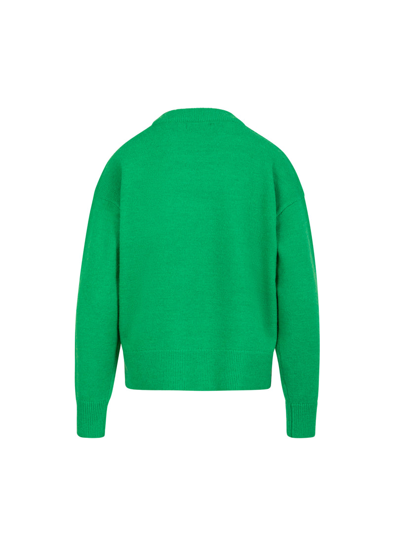 Coster Copenhagen TRÖJA MED RUNDHALSE - BEKVÄM Knitwear Lush green - 444