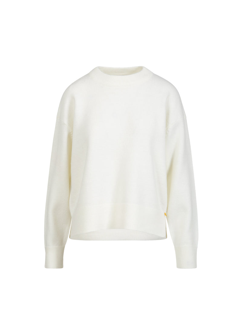 Coster Copenhagen TRÖJA MED RUNDHALSE - BEKVÄM Knitwear White - 200