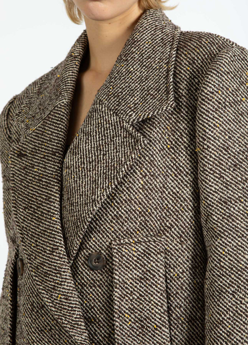 Coster Copenhagen ULLJACKA Outerwear Graphic tweed - 998