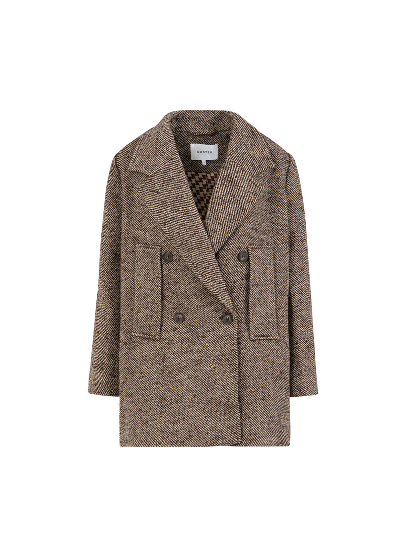 Coster Copenhagen ULLJACKA Outerwear Graphic tweed - 998