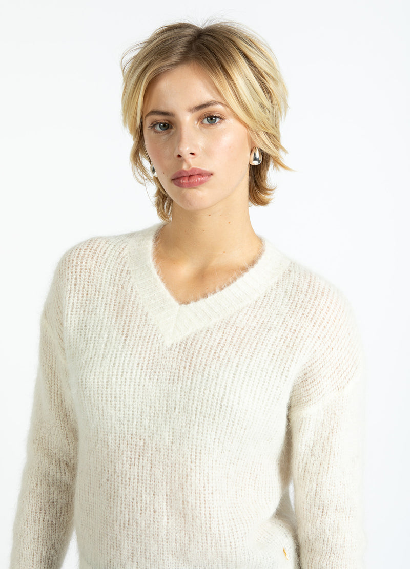Coster Copenhagen V-HALSSTRICK I ALPACKA Knitwear