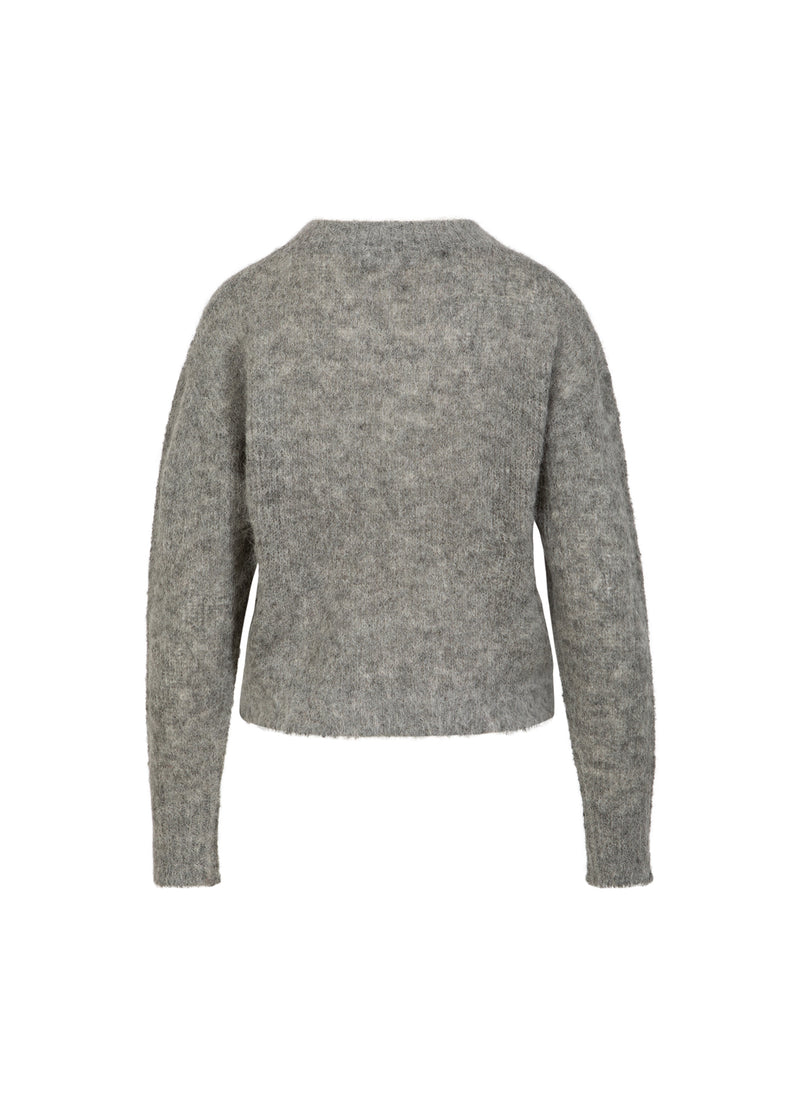 Coster Copenhagen V-HALSSTRICK I ALPACKA Knitwear Light grey melange - 129