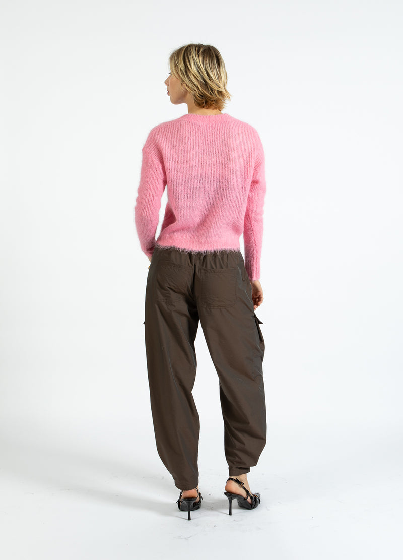 Coster Copenhagen V-HALSSTRICK I ALPACKA Knitwear Tropical pink - 689