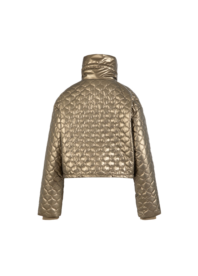 Coster Copenhagen VADDERADE PUFFERJACKA Outerwear Metallic sand - 370