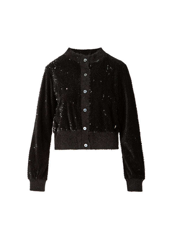 Coster Copenhagen VATTEN TYLL KORTÄRMAD TRÖJA Shirt/Blouse Black - 100