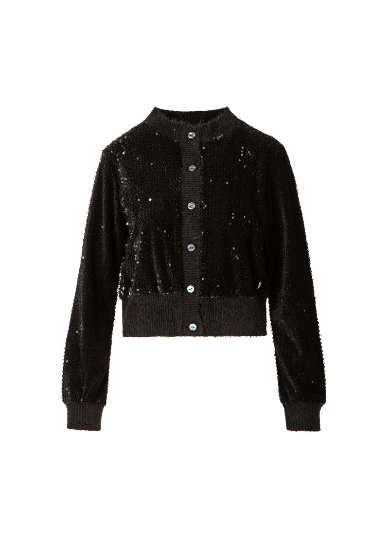 Coster Copenhagen VATTEN TYLL KORTÄRMAD TRÖJA Shirt/Blouse Black - 100