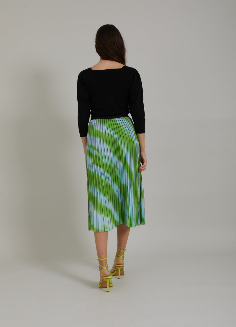 Coster Copenhagen  VECKAD KJOL M. BLEKT RANDIGT MÖNSTER  Skirt Faded stripe print - 903