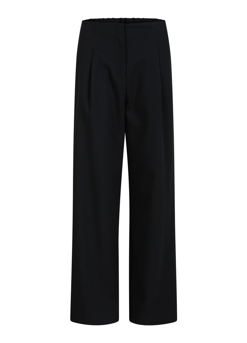 Coster Copenhagen VIDA AFFÄRSBYXOR - SILLE PASSFORM Pants Black - 100