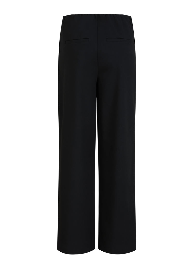 Coster Copenhagen VIDA AFFÄRSBYXOR - SILLE PASSFORM Pants Black - 100