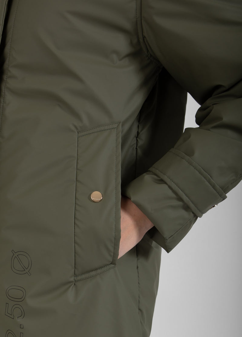 Coster Copenhagen VINTER REGNROCK Outerwear Dusty green - 465