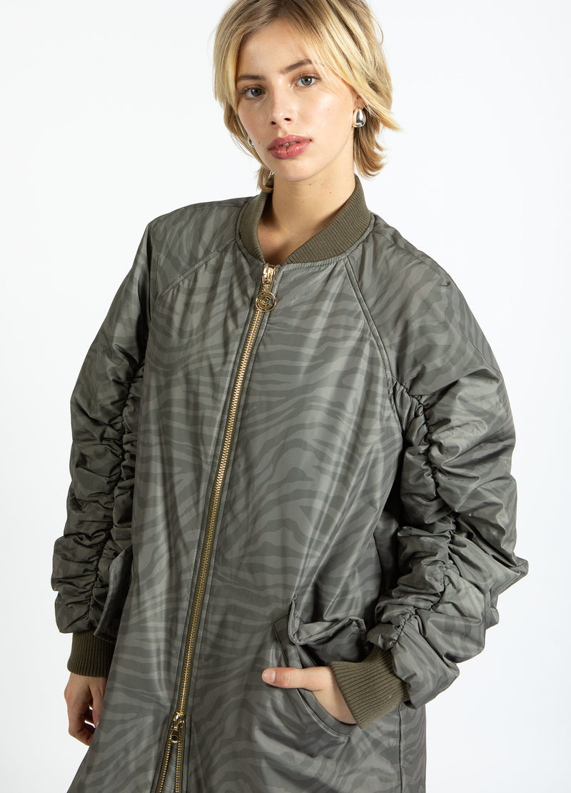 Coster Copenhagen ZEBRA BOMBERJACKA Outerwear Big zebra print - 915