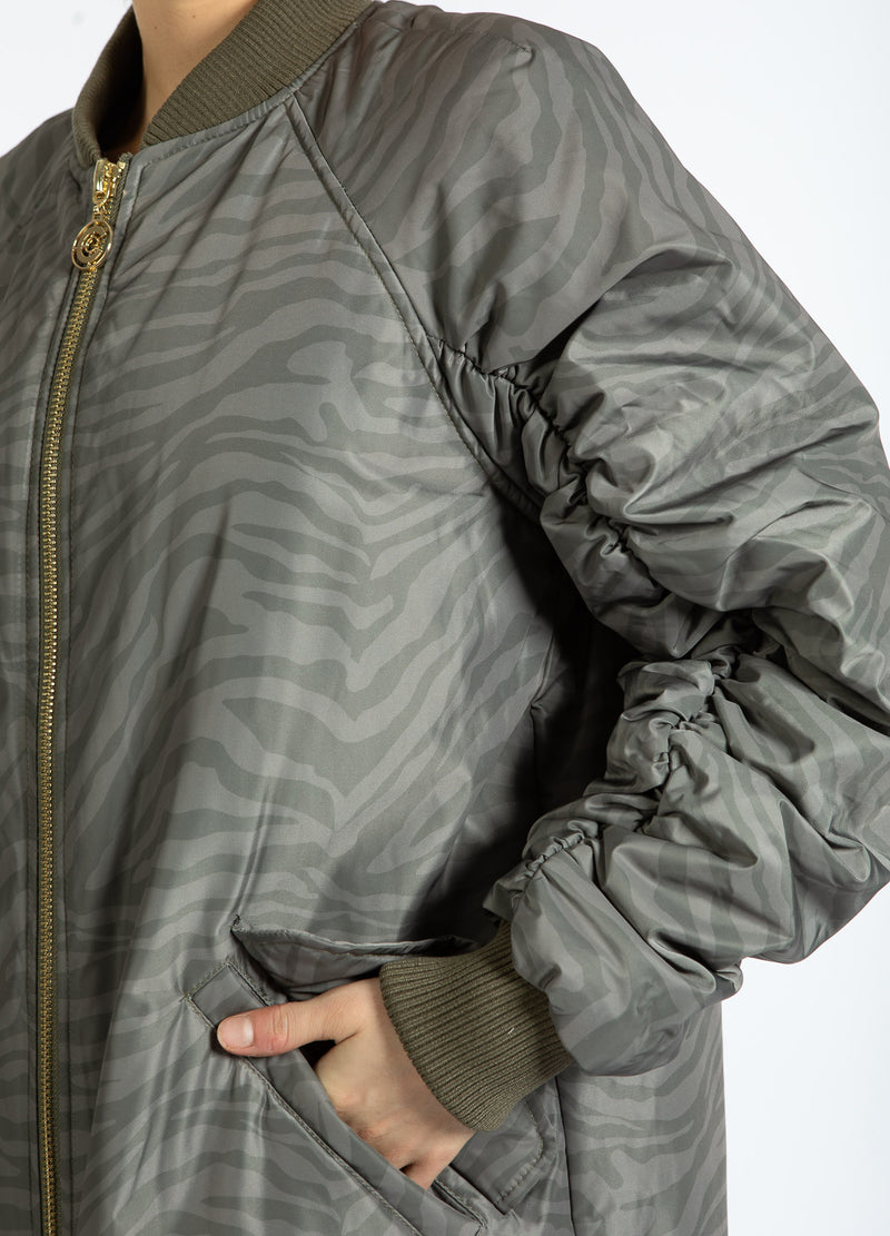 Coster Copenhagen ZEBRA BOMBERJACKA Outerwear Big zebra print - 915