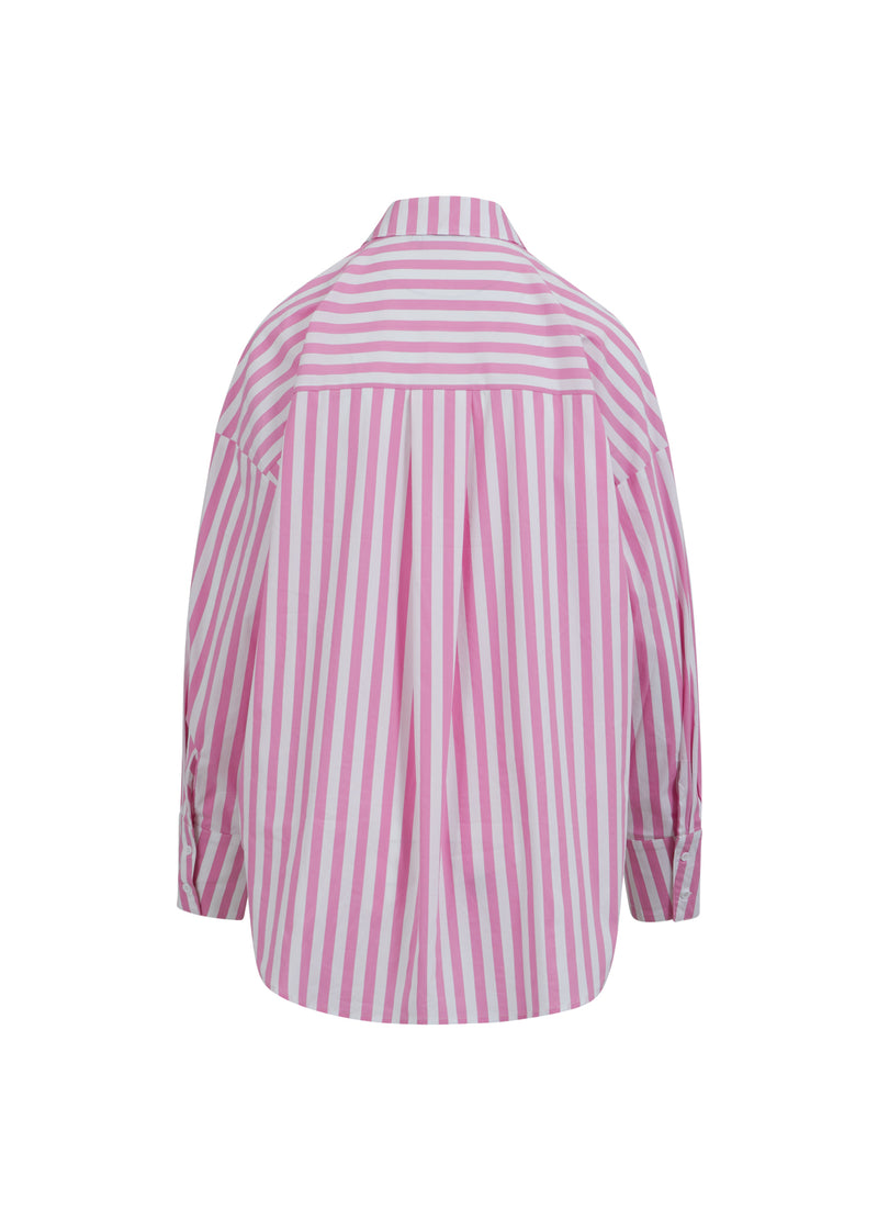 CC Heart CC HEART HARPER ÖVERDIMENSIONERAD SKJORTA M. RÄNDER Shirt/Blouse Pink stripes - 907