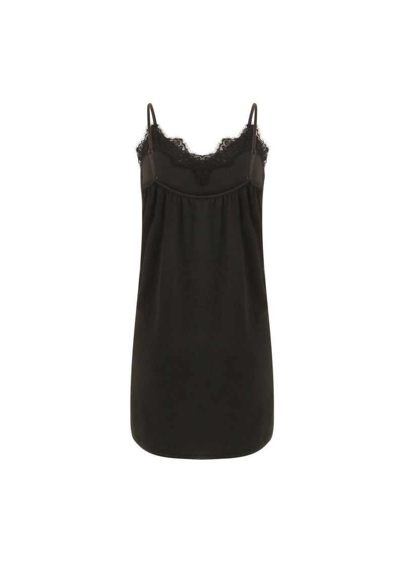 CC Heart CC HEART SLIPKJOL MED SPETS Dress Black - 100