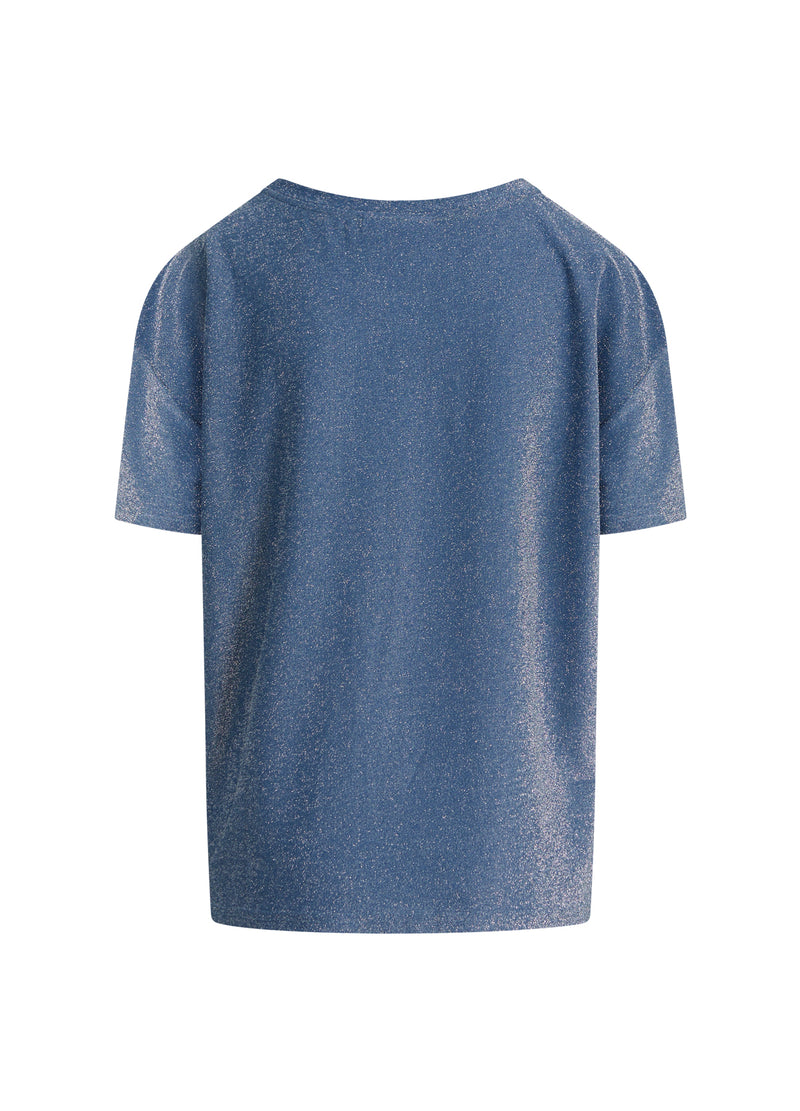 Coster Copenhagen  SKIMRIG T-SHIRT T-Shirt Shimmer blue - 504