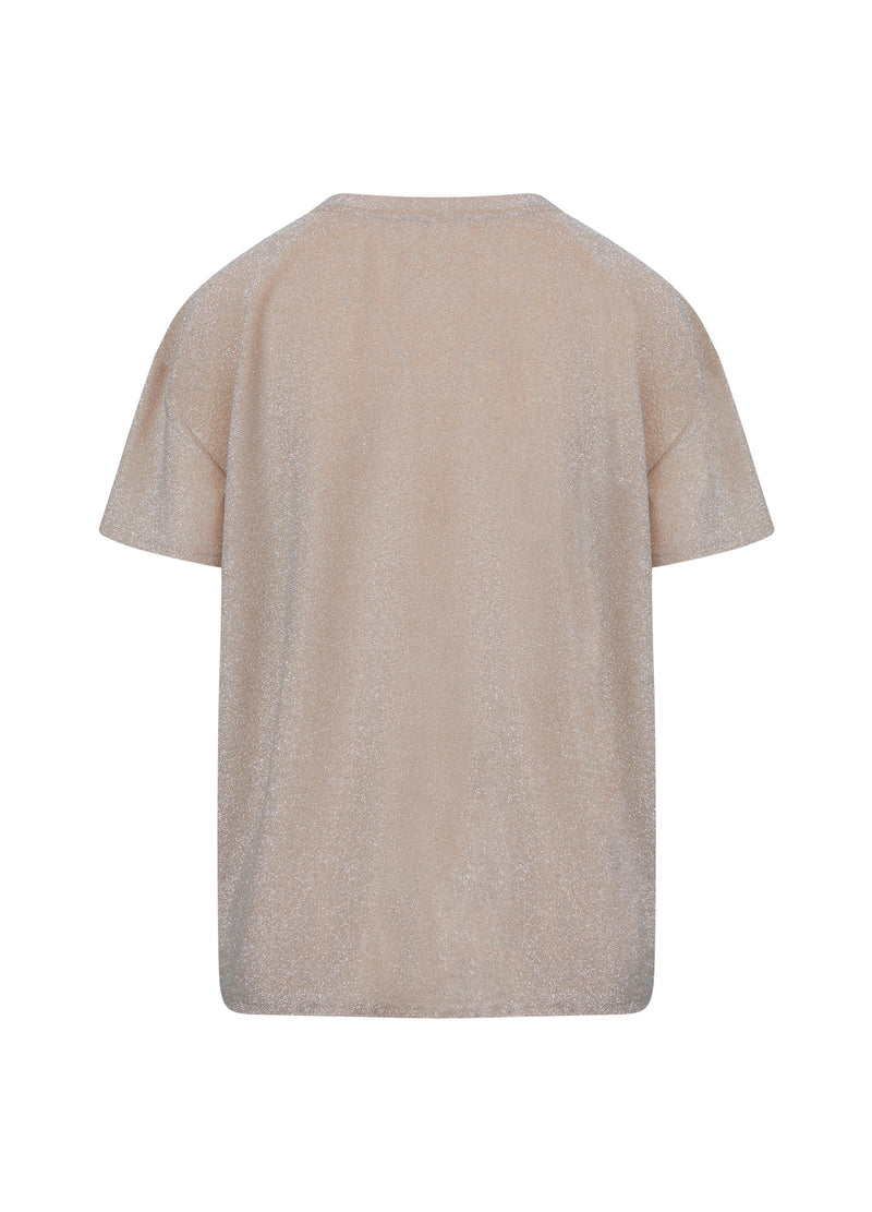 Coster Copenhagen  SKIMRIG T-SHIRT T-Shirt Shimmer sand - 783