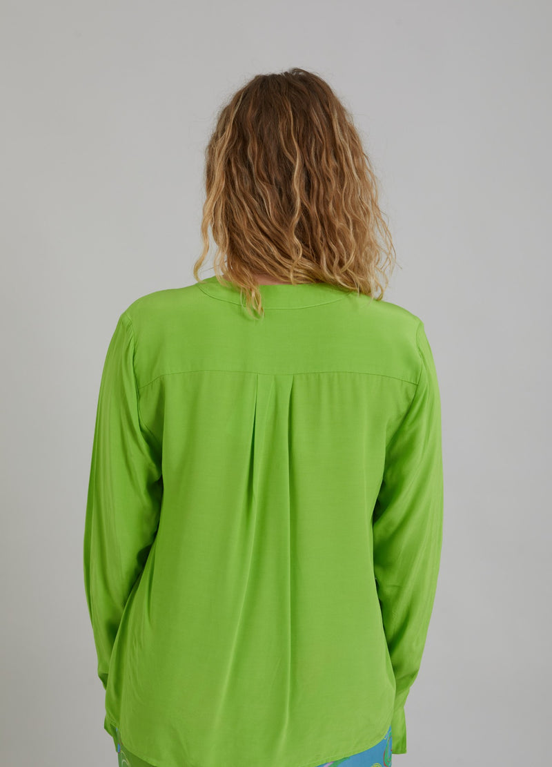 Coster Copenhagen  SKJORTA M. PRESSVECK Shirt/Blouse Flashy green - 459