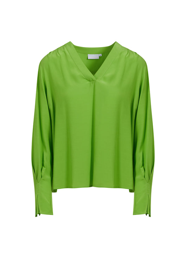 Coster Copenhagen  SKJORTA M. PRESSVECK Shirt/Blouse Flashy green - 459