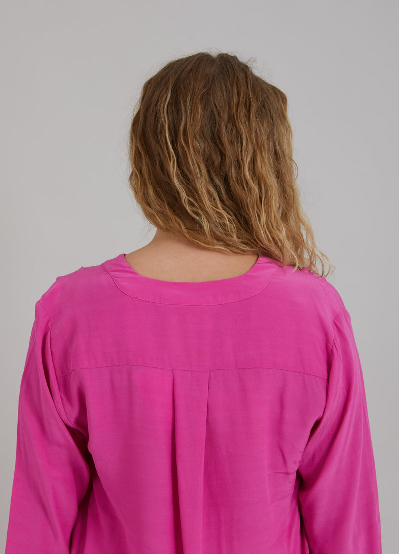 Coster Copenhagen  SKJORTA M. PRESSVECK Shirt/Blouse Raspberry pink - 648