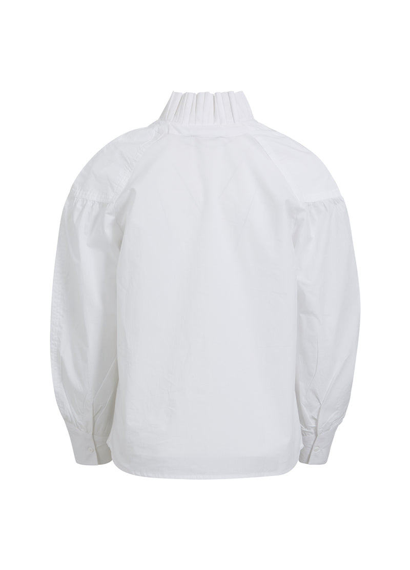 Coster Copenhagen  SKJORTA M. VOLANGER Shirt/Blouse White - 200