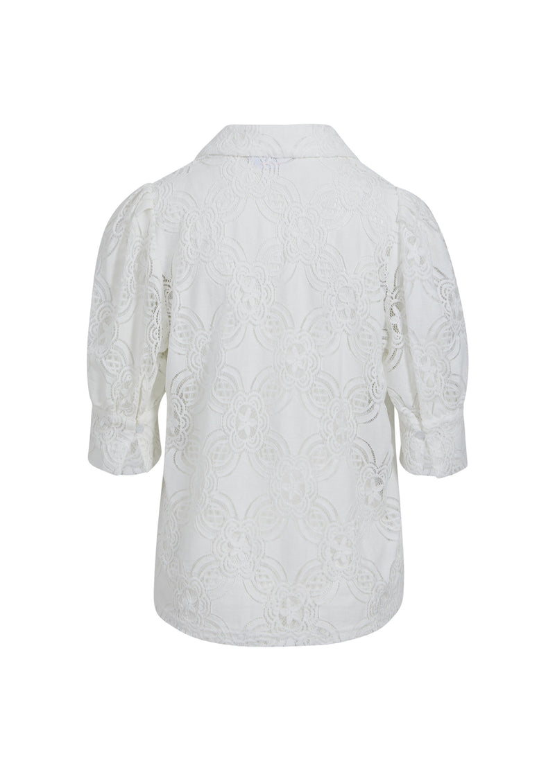 Coster Copenhagen  SPETSSKJORTA  Shirt/Blouse Off White - 202