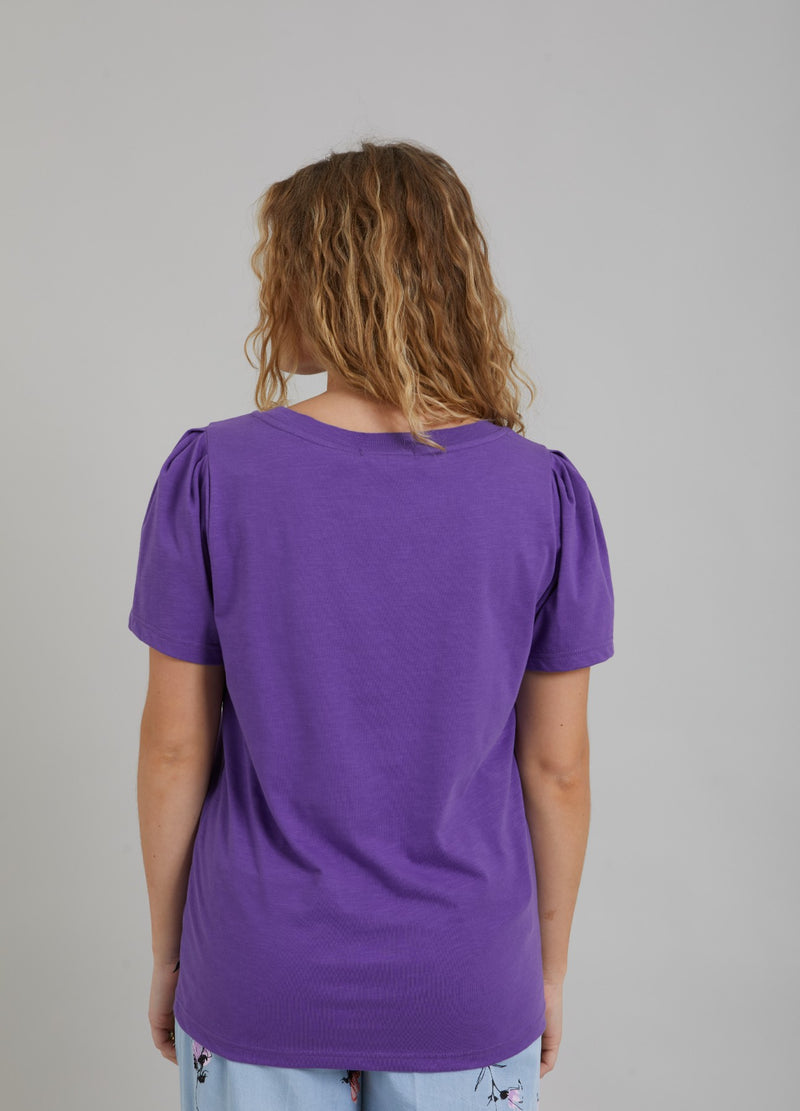 Coster Copenhagen  T-SHIRT M. PRESSVECK T-Shirt Warm purple - 846