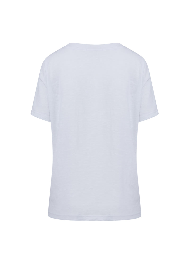 Coster Copenhagen  T-SHIRT M. SVAMP-TRYCK T-Shirt White - 200